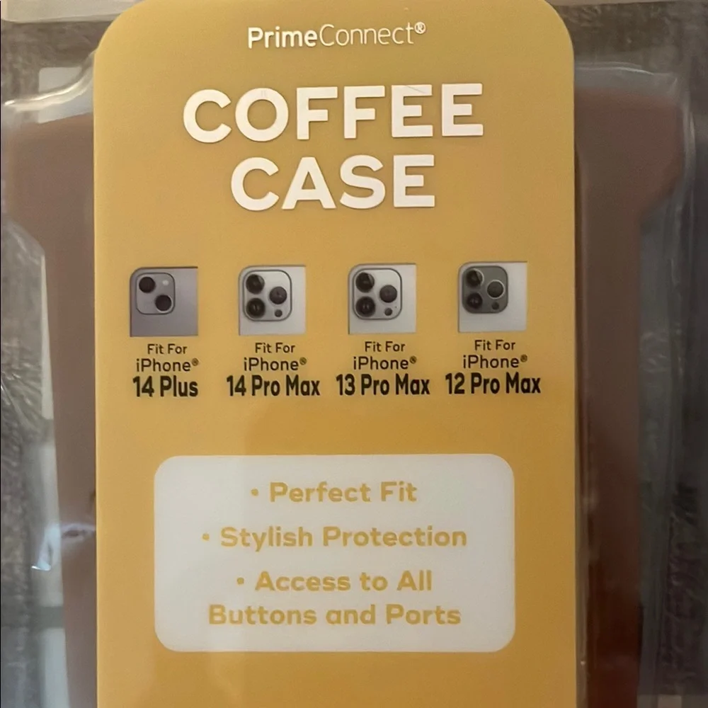 Love of coffee get this new iPhone 12, 13,14 Pro case. New in package never used